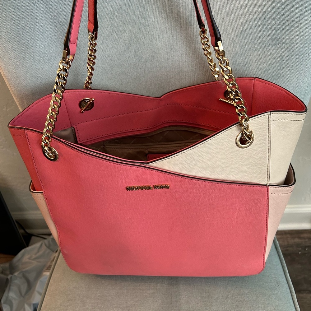 Michael Kors Jet Set Colorblock Shoulder bag -pre-owned